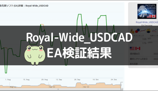 Royal-Wide_USDCADのEA検証結果