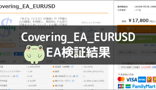 Covering_EA_EURUSDのEA検証結果