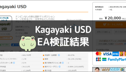 Kagayaki USDのEA検証結果