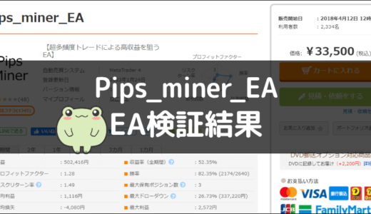 Pips_miner_EAのEA検証結果