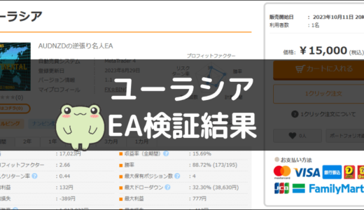 ユーラシアのEA検証結果