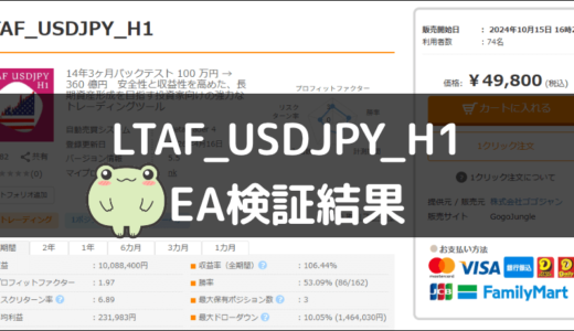 LTAF_USDJPY_H1のEA検証結果