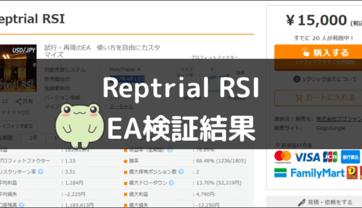 Reptrial RSIのEA検証結果